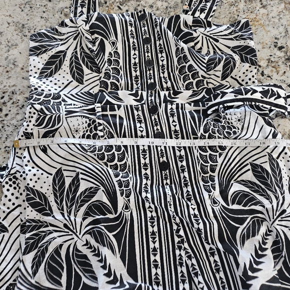 Farm Rio Linen Blend Romper - Picture 11 of 13